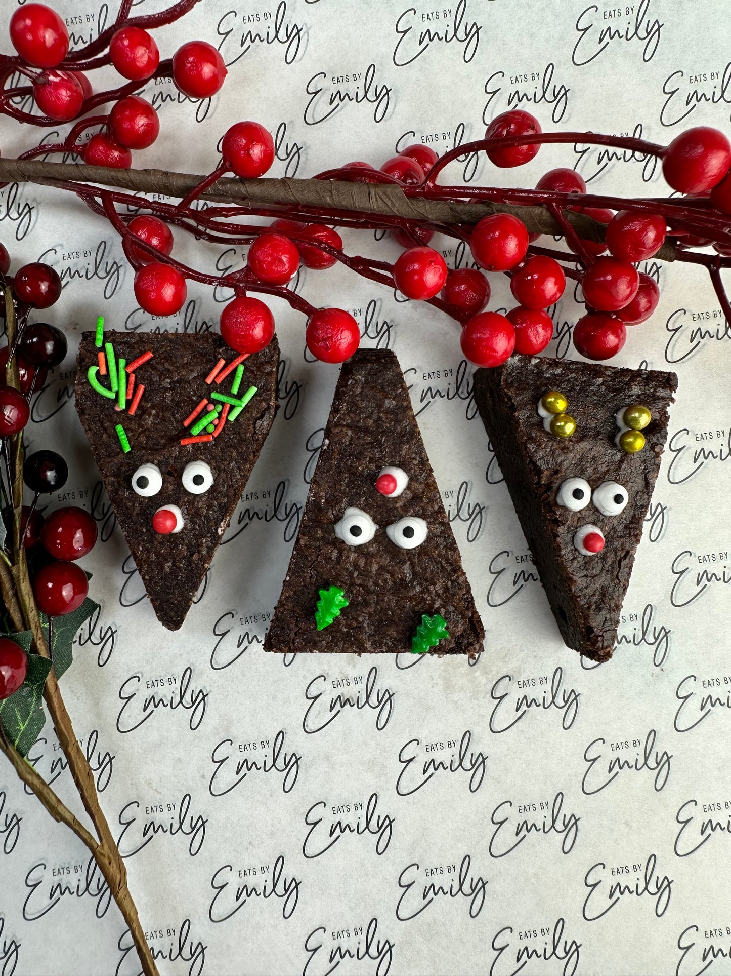 Reindeer Brownies - Pack of 6