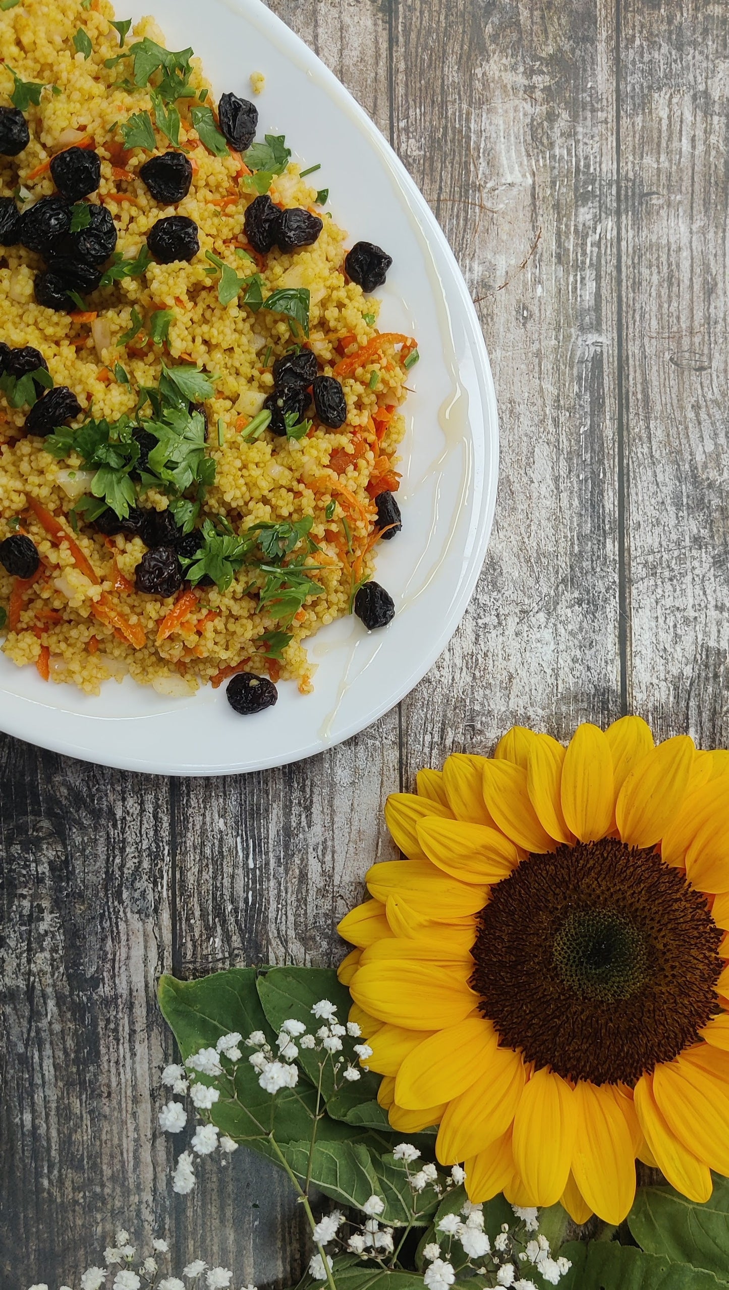 Curried Couscous & Raisin Salad