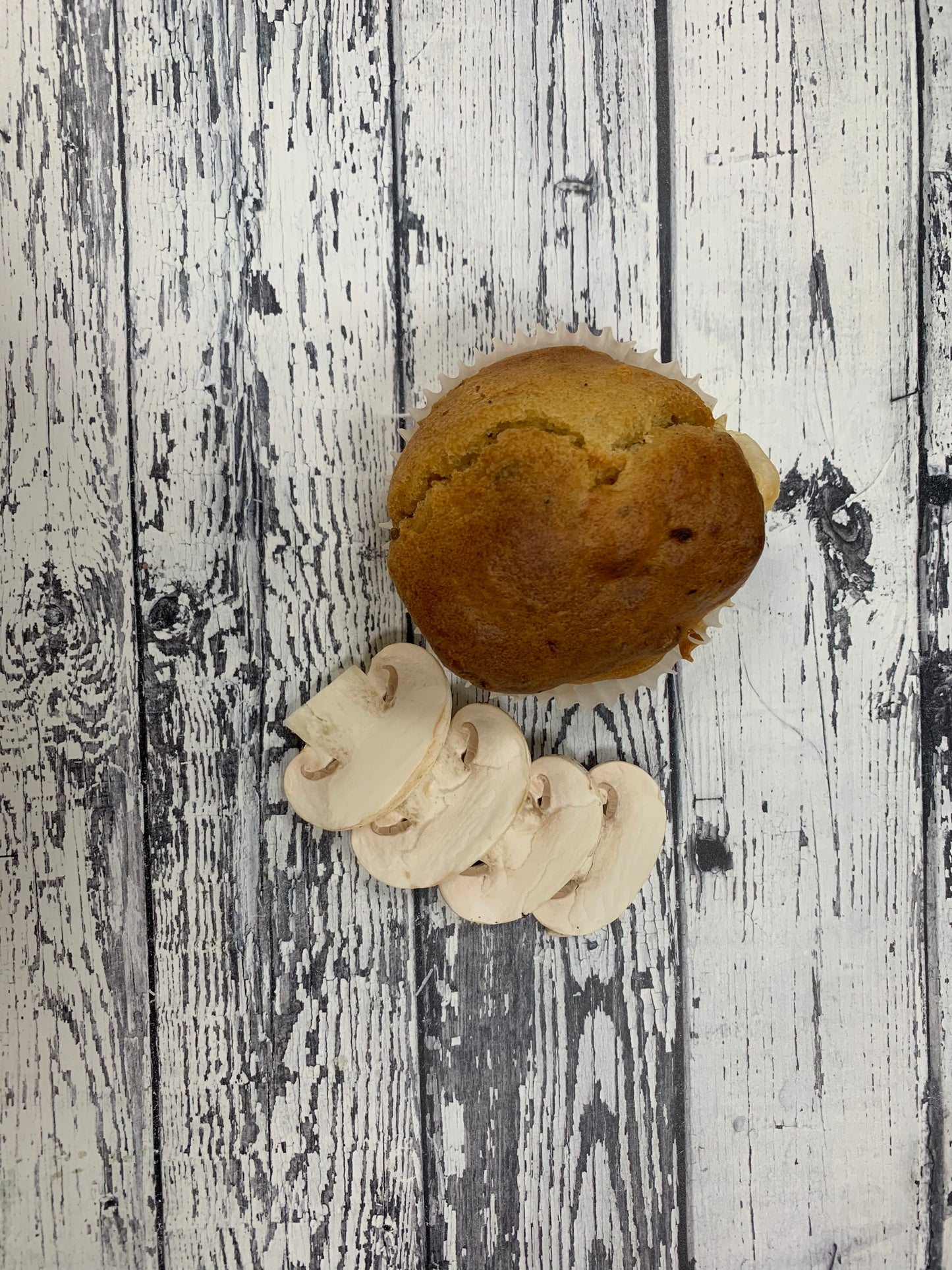 Bacon and Mushroom Muffin