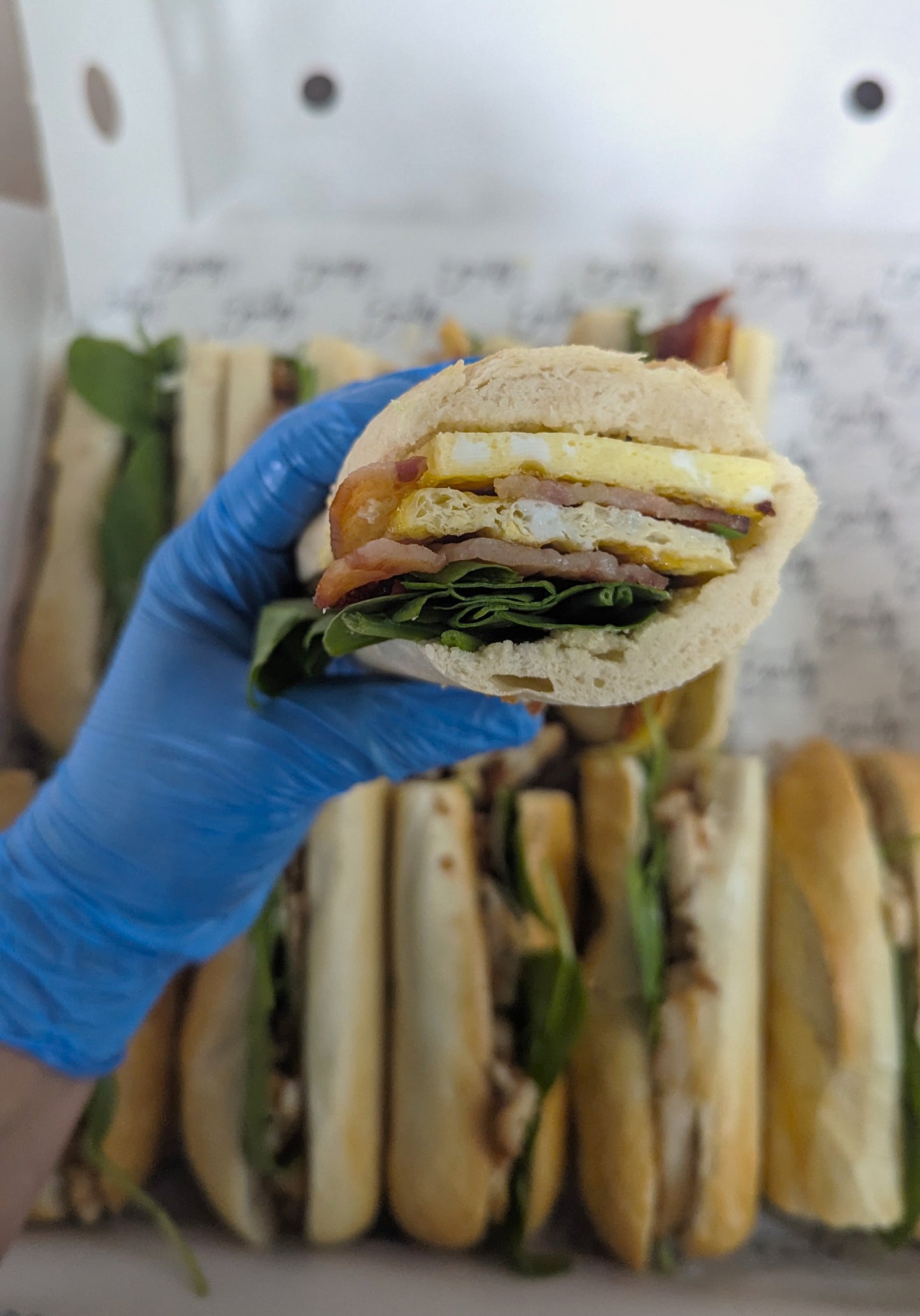 Tuna Mayo, Cucumber & Seasonal Greens