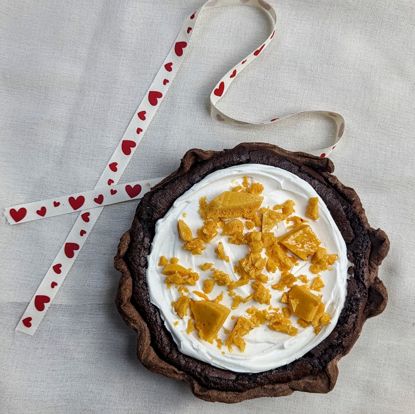 Chocolate & Honeycomb Pie