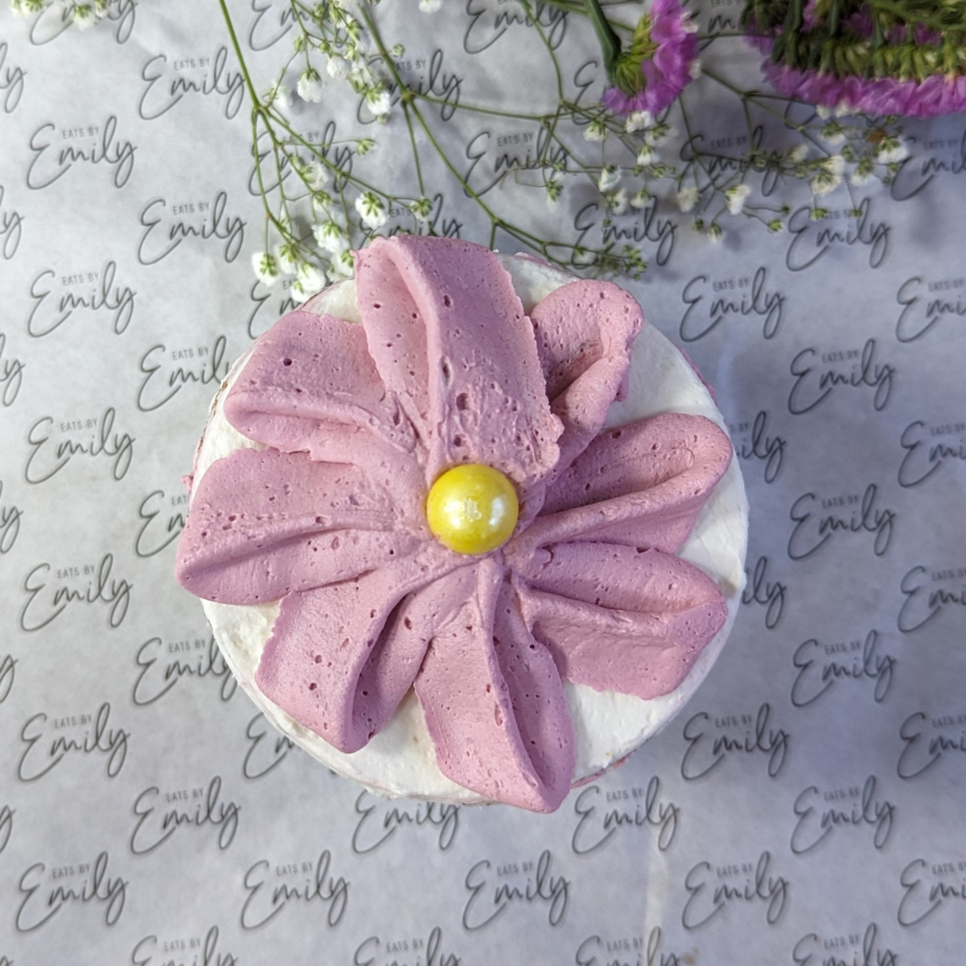 Pink Flower Bento Cake