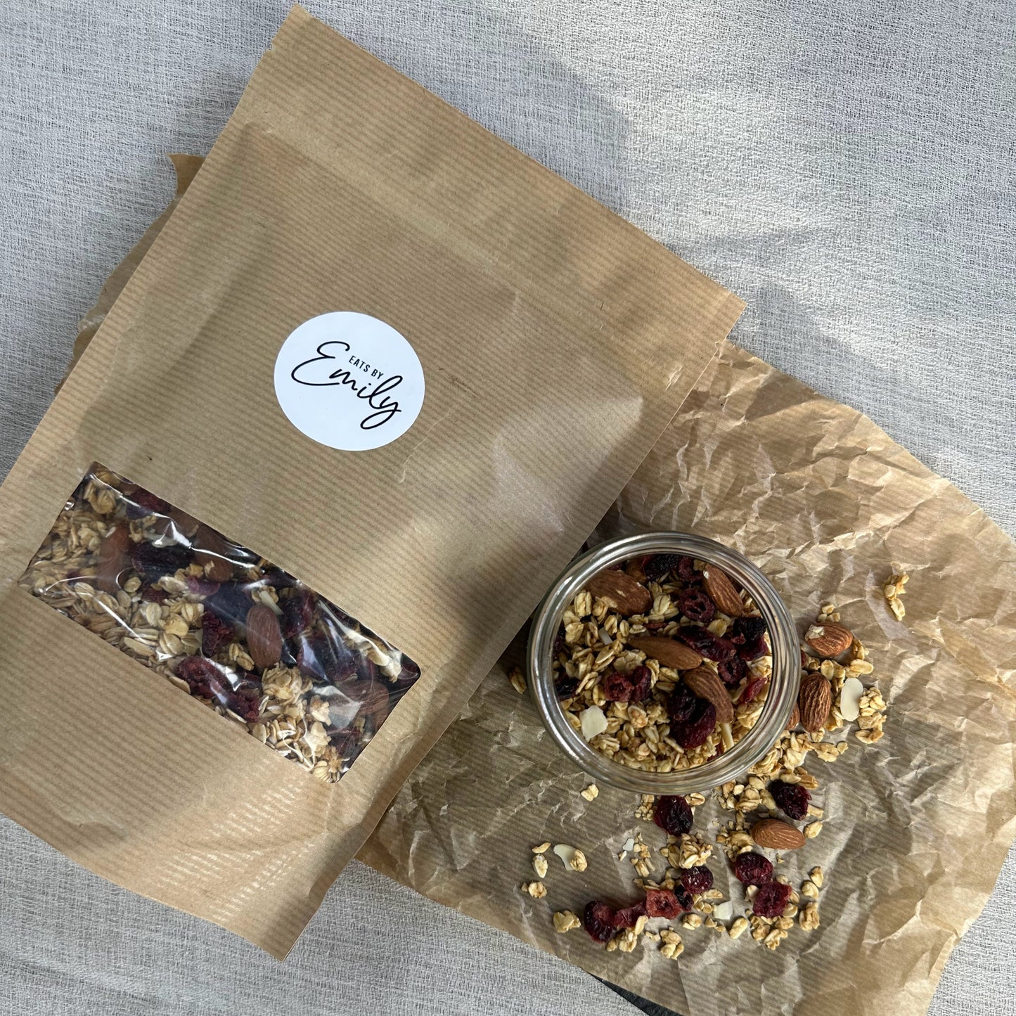 Cranberry Olive Oil Almond Granola
