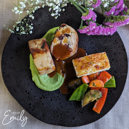 Chicken Roulade and Trimming