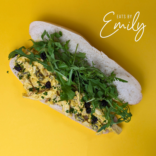 Coronation Chicken Baguette