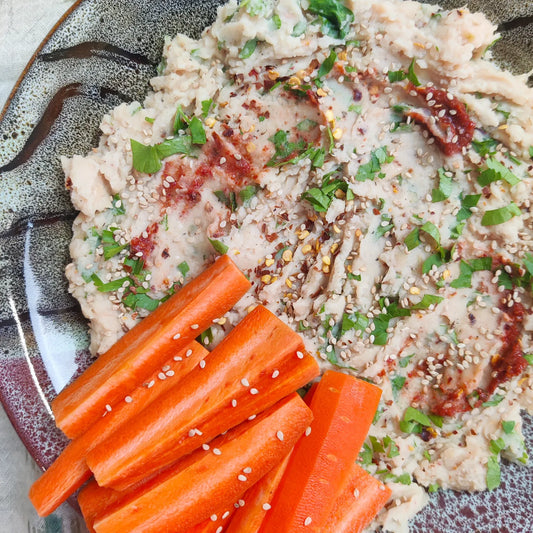 Carrot Sticks and Hummus