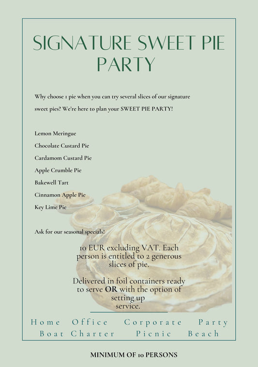 Signature Sweet Pie Party
