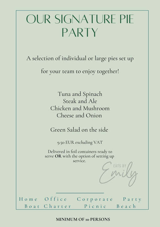 Signature Pie Party