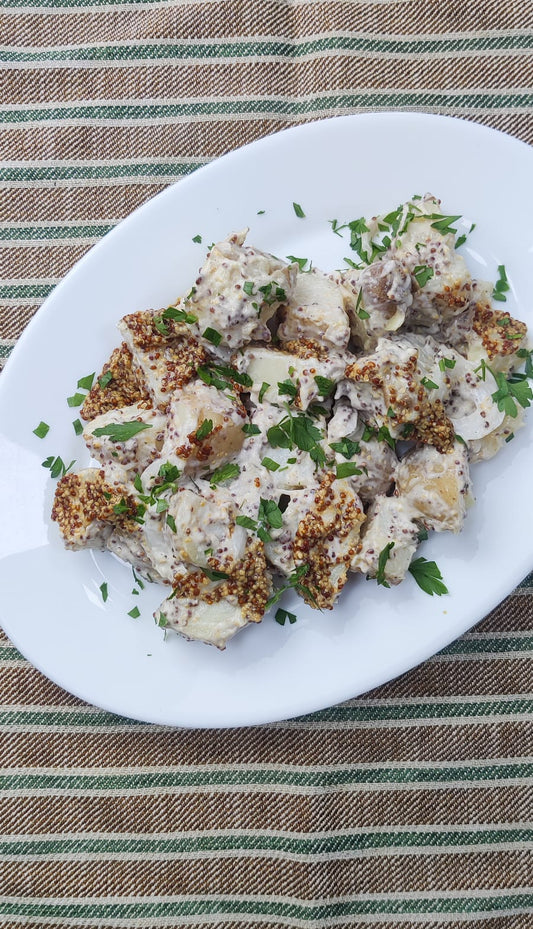 Whole Grain Mustard Potato Salad